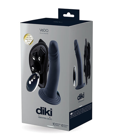 VeDO Diki Rechargeable Vibrating Dildo W/harness