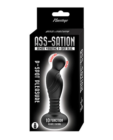 Ass-sation Remote Vibrating P Spot Plug