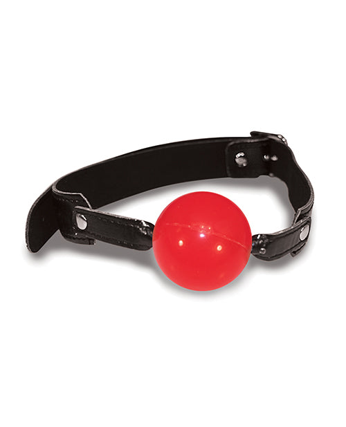 Sex & Mischief Solid Red Ball Gag Enchantasys Sex & Mischief Solid Red Ball Gag Enchantasys