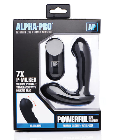 Alpha Pro 7x P-milker Prostate Stimulator W/milking Bead