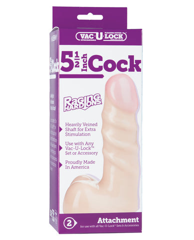 Vac-u-lock 5.5" Raging Hard On Realistic Cock
