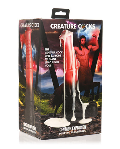 Creature Cocks Centaur Explosion Squirting Silicone Dildo