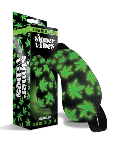 Stoner Vibes Glow in the Dark Blindfold