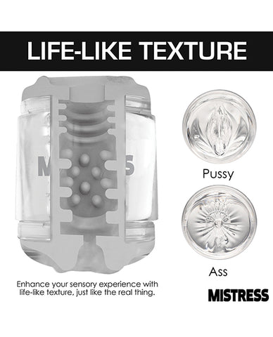 Curve Toys Mistress Double Shot Pussy & Ass Mini Masturbator