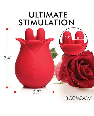 Bloomgasm The Rose Fondle 10X Massaging Clit Stimulator