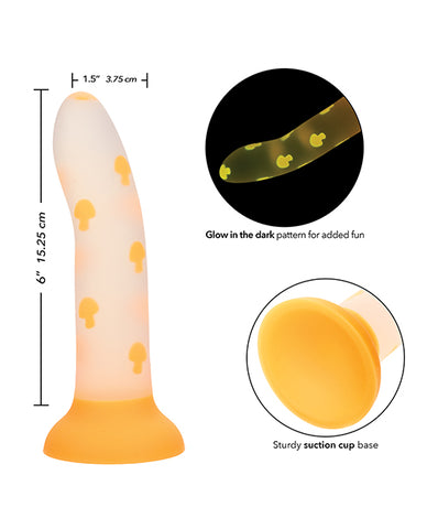 Glow Stick Mushroom Suction Cup Glow-in-the-Dark Dildo