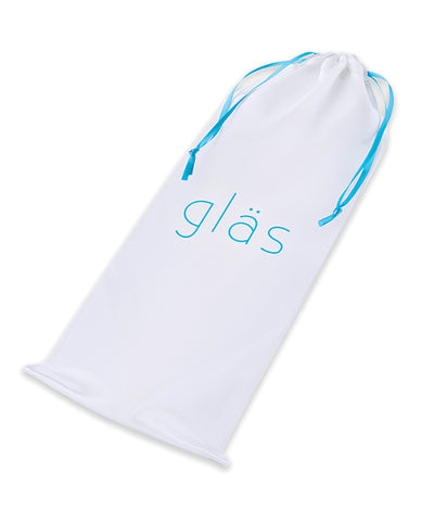 Glass 6" Dildo w/Veins & Flat Base