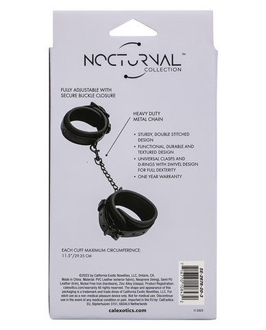 Nocturnal Collection Adjustable Ankle Cuffs