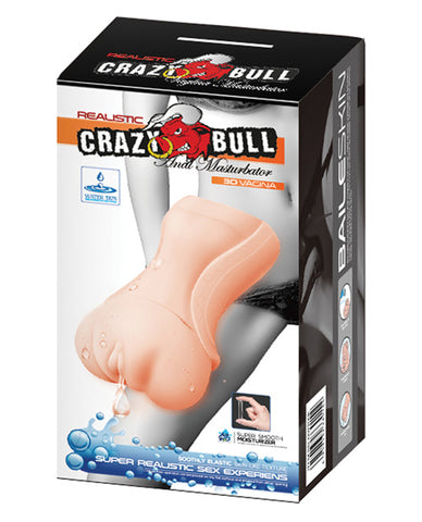 Crazy Bull No Lube Vagina Masturbator Sleeve - Light