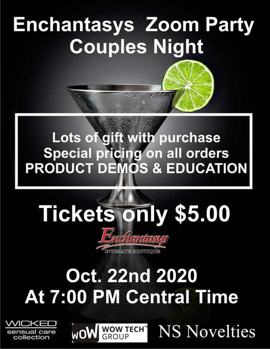 Enchantasys Zoom Party for Couples Night Oct 22nd