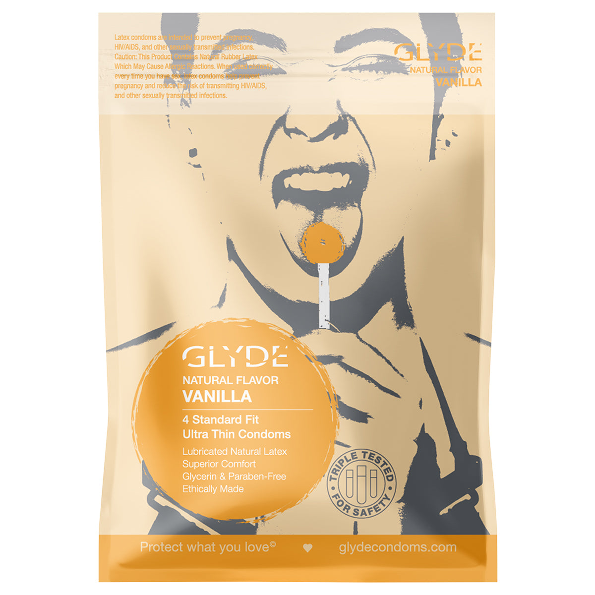 Glyde Organic Vanilla Condoms