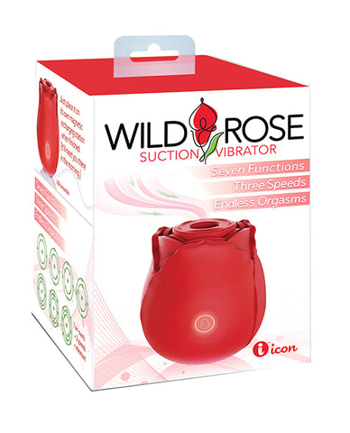 Wild Rose Rechargeable Silicone Suction Vibrator