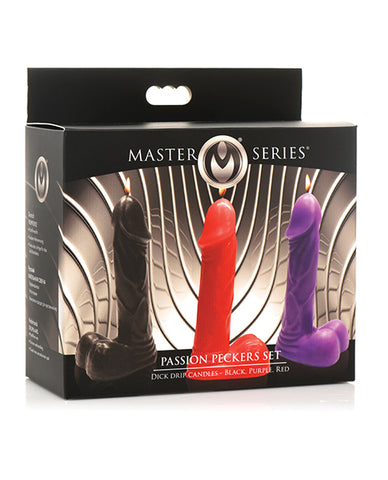 Master Series Passion Peckers Dick Drip Candle Set