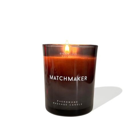 Eye of Love Matchmaker Red & Black Diamond Massage Candle