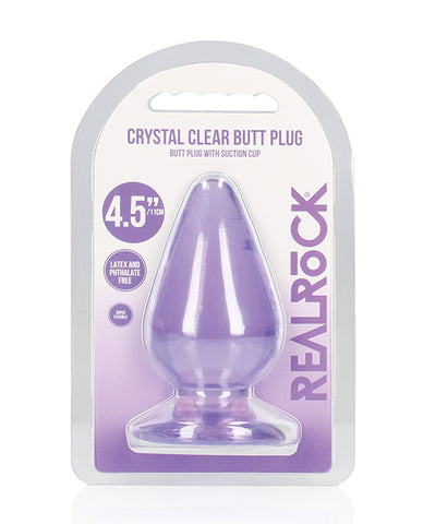 Shots Realrock Crystal Clear Anal Plug