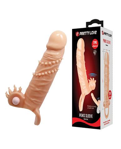 Pretty Love Connor 6.7" Vibrating Penis Sleeve