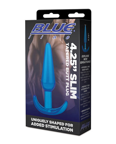 Blue Line C & B 4.25" Slim Tapered Butt Plug