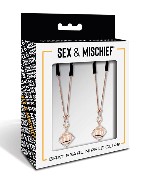 Sex & Mischief Brat Pearl Nipple Clips