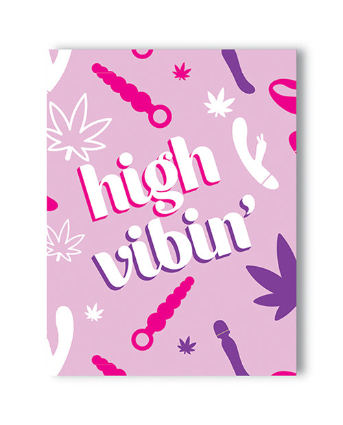 High Vibin' 420 Greeting Card