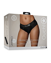 Shots Ouch Vibrating Strap On High-cut Brief