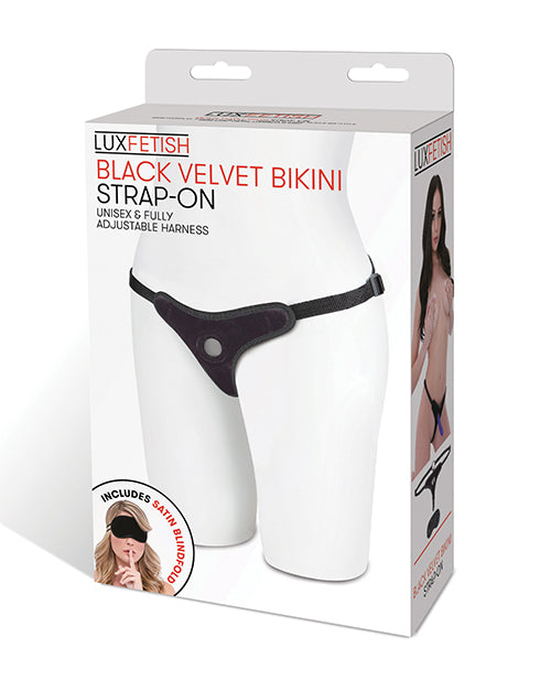 Lux Fetish Velvet Bikini Strap On