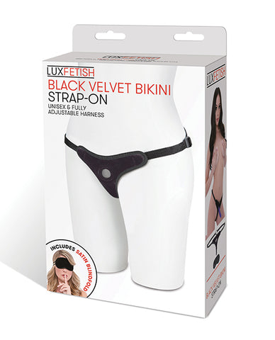 Lux Fetish Velvet Bikini Strap On