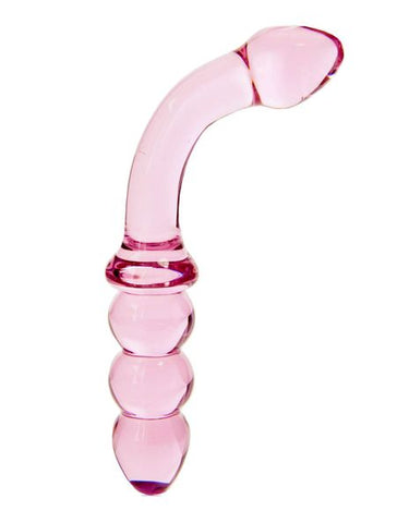 Sex Kitten Pink Glass G-Spotter Dil