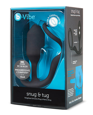 B-Vibe Snug & Tug Weighted Silicone & Penis Ring