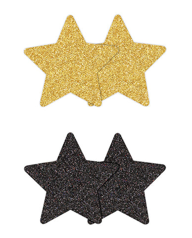 Pretty Pasties Glitter Stars - 2 Pair