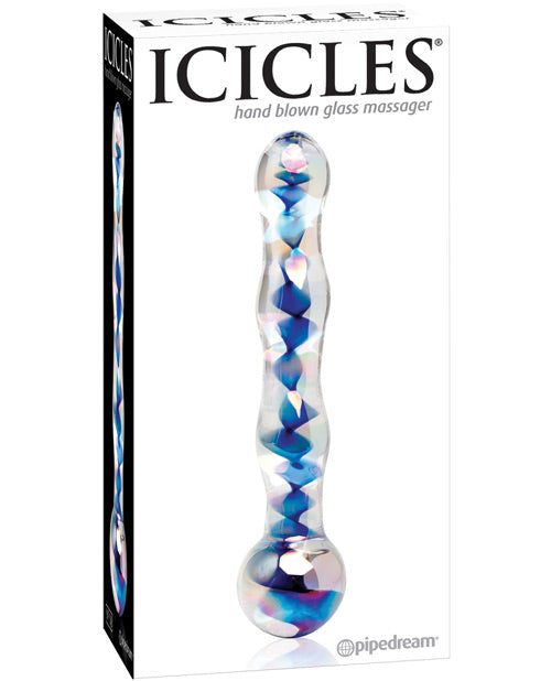Icicles No. 8 Hand Blown Glass Massager