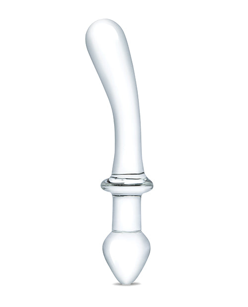 Glas 9" Classic Curved Dual Ended Dildo