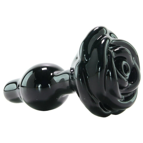 Icicles No. 77 Hand Blown Glass Rose Butt Plug
