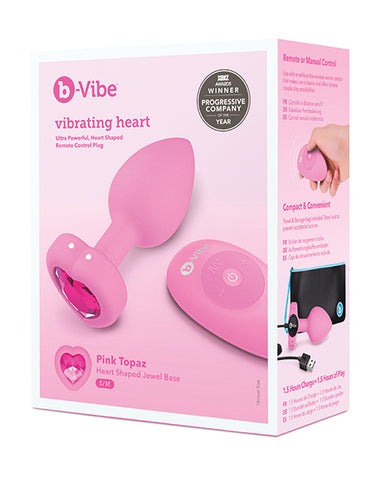 B-vibe Vibrating Heart Plug
