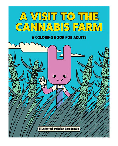 Wood Rocket A Visit To The Cannabis Farm Coloring Book