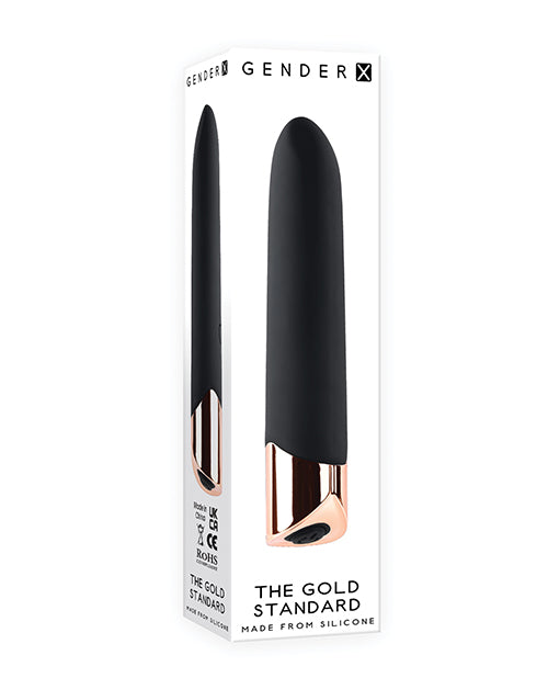 Gender X The Gold Standard Rechargeable Silicone Bullet