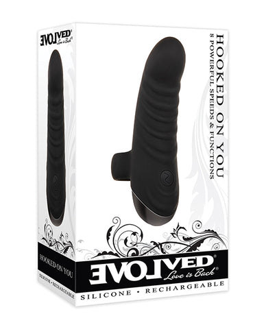 Evolved Hooked On You Curved Finger Vibrator