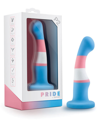 Blush Avant P2 Transgender Pride Silicone Dong