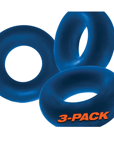 Oxballs Fat Willy 3 Pack Jumbo Cock Rings - Orange
