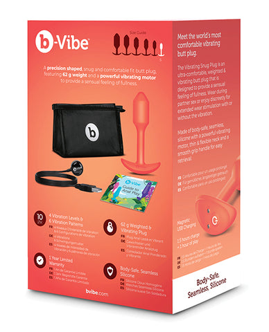B-Vibe Vibrating Snug Plug 1