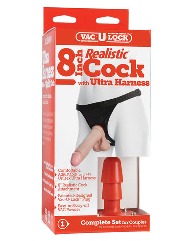 Ultra Harness Set with Realistic Dong & Powder