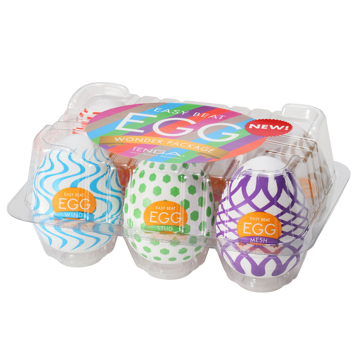 TENGA Easy Beat Egg 6pk - Wonder