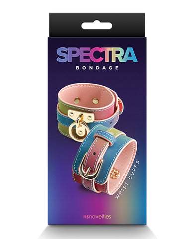 Spectra Bondage Rainbow Wrist Cuffs