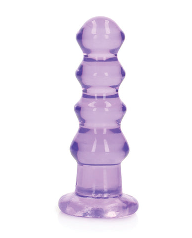 Shots Realrock Crystal Clear 5.5" Curvy Dildo/butt Plug