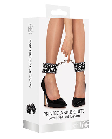 Shots Ouch Love Street Art Fashion Printed Ankle Cuffs