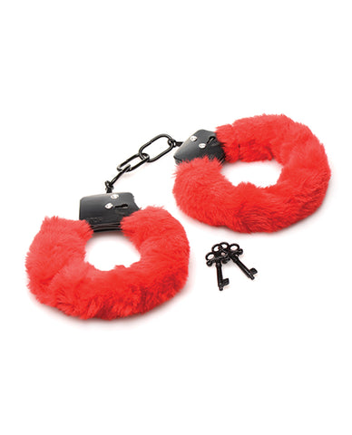 Master Series Cuffed In Fur Furry Handcuffs