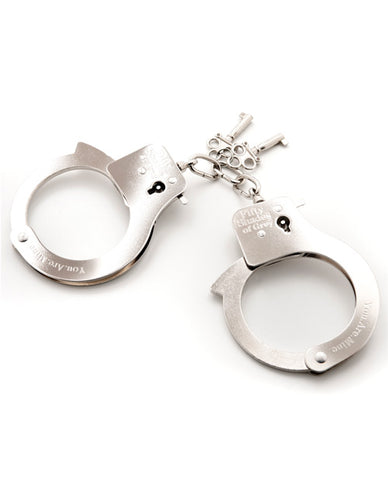 Fifty Shades Of Grey You Are Mine Metal Handcuffs