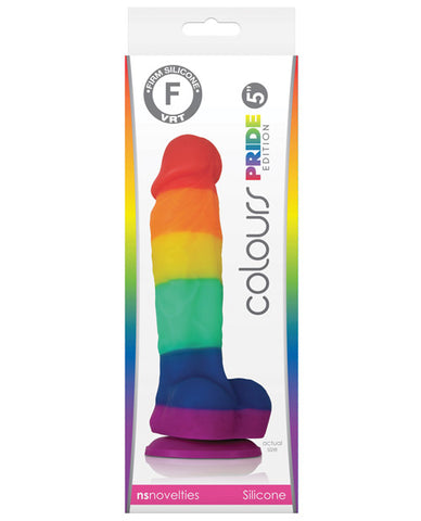 Colours Pride Edition 5" Dong W/suction Cup