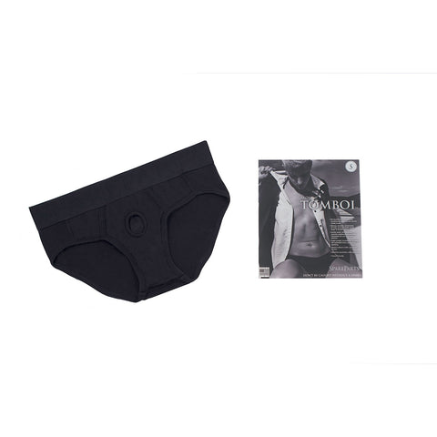 SpareParts Tomboi Harness - Black/Black Rayon