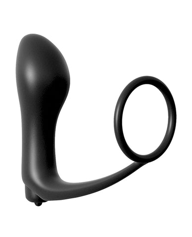 Anal Fantasy Collection Ass Gasm Vibrating Plug W/cockring