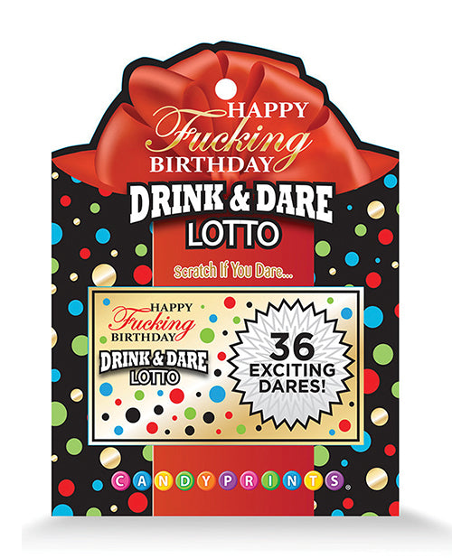 Happy Fucking Birthday Drink & Dare Lotto